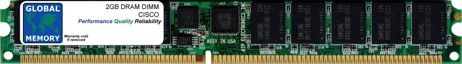2GB DRAM DIMM MEMORY RAM FOR CISCO 3925 / 3945 ROUTERS (MEM-3900-2GB) - Click Image to Close